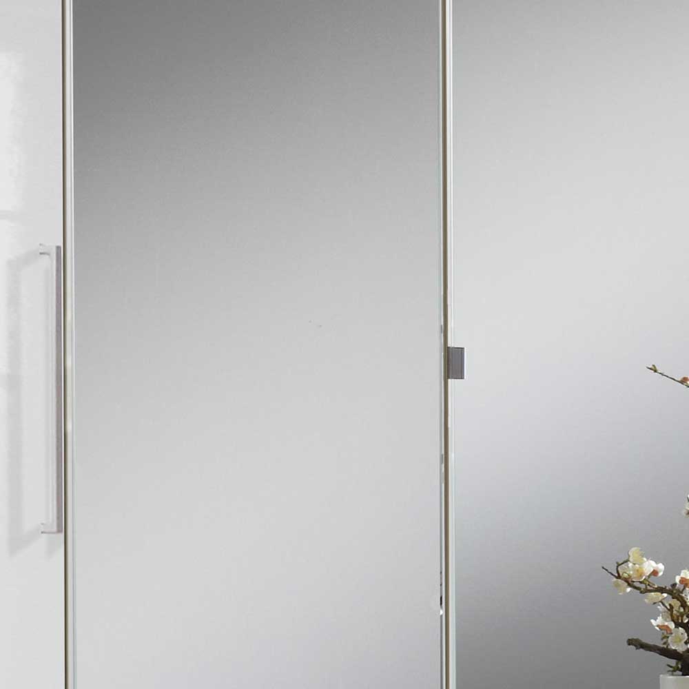 Kleiderschrank mit Spiegel Dacapos in Weiß Made in Germany