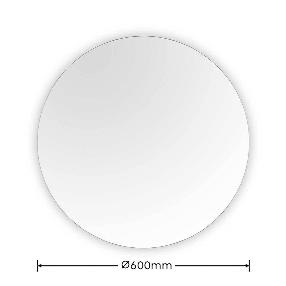 Beleuchteter Spiegel Oledaos in runder Form 60 cm Durchmesser