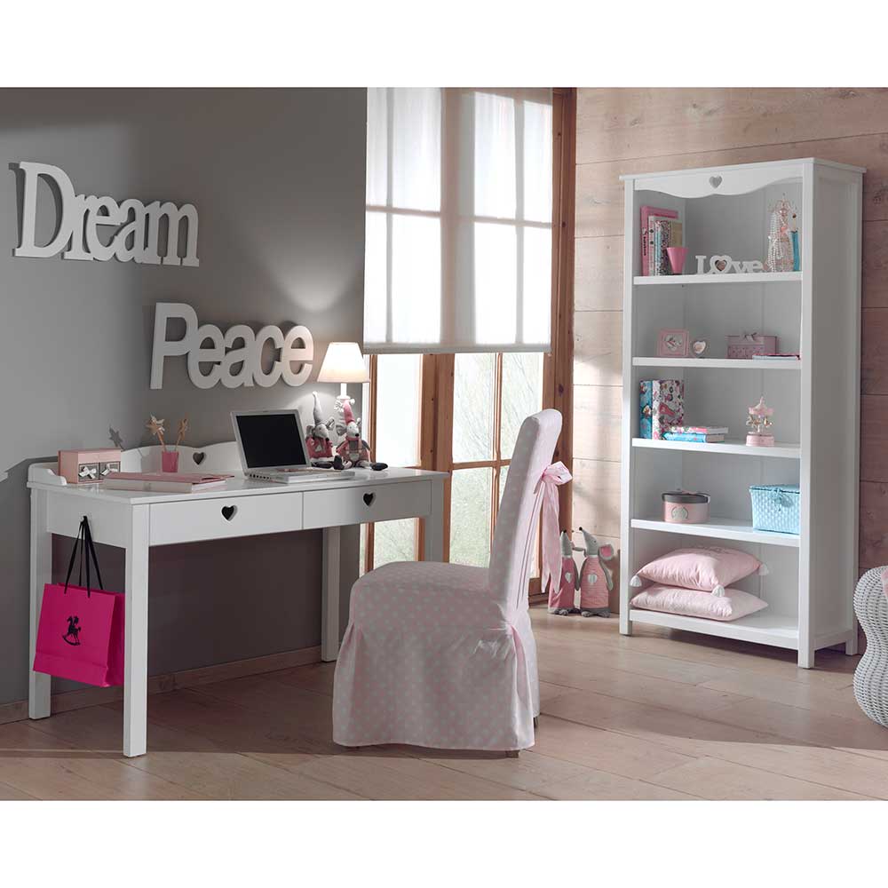 Möbel Ciomore in Weiß für Mädchenzimmer (zweiteilig)