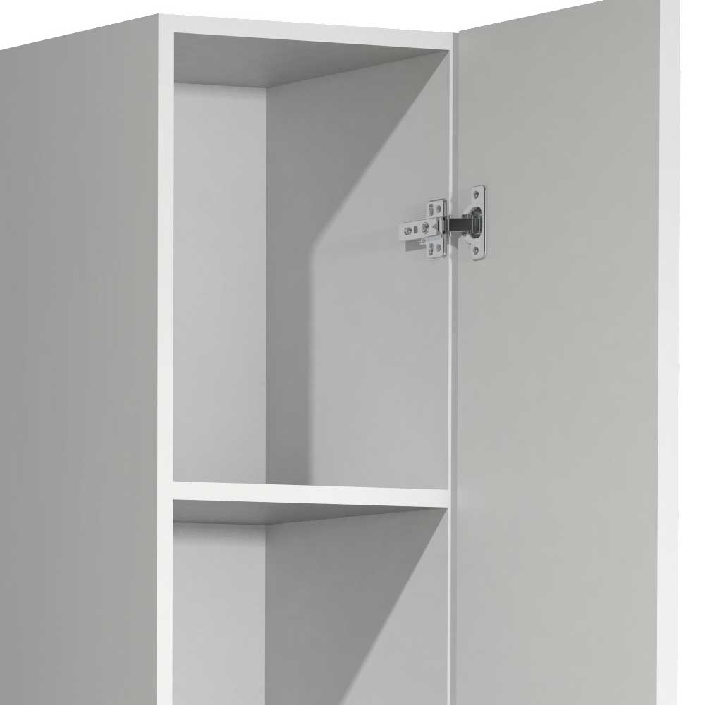 Badezimmer Hochschrank weiß Valtte 180 cm hoch und 30 cm breit