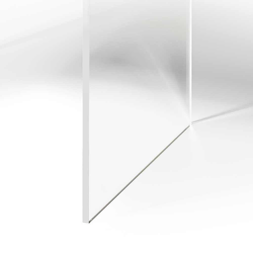 Glas Telefontisch Sibiuta aus Acrylglas Braun