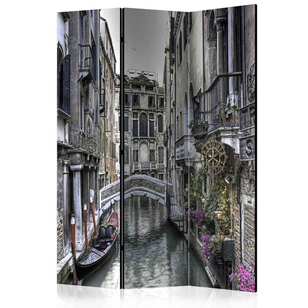 Leinwand Paravent Figura mit Venedig Motiv 135 cm breit