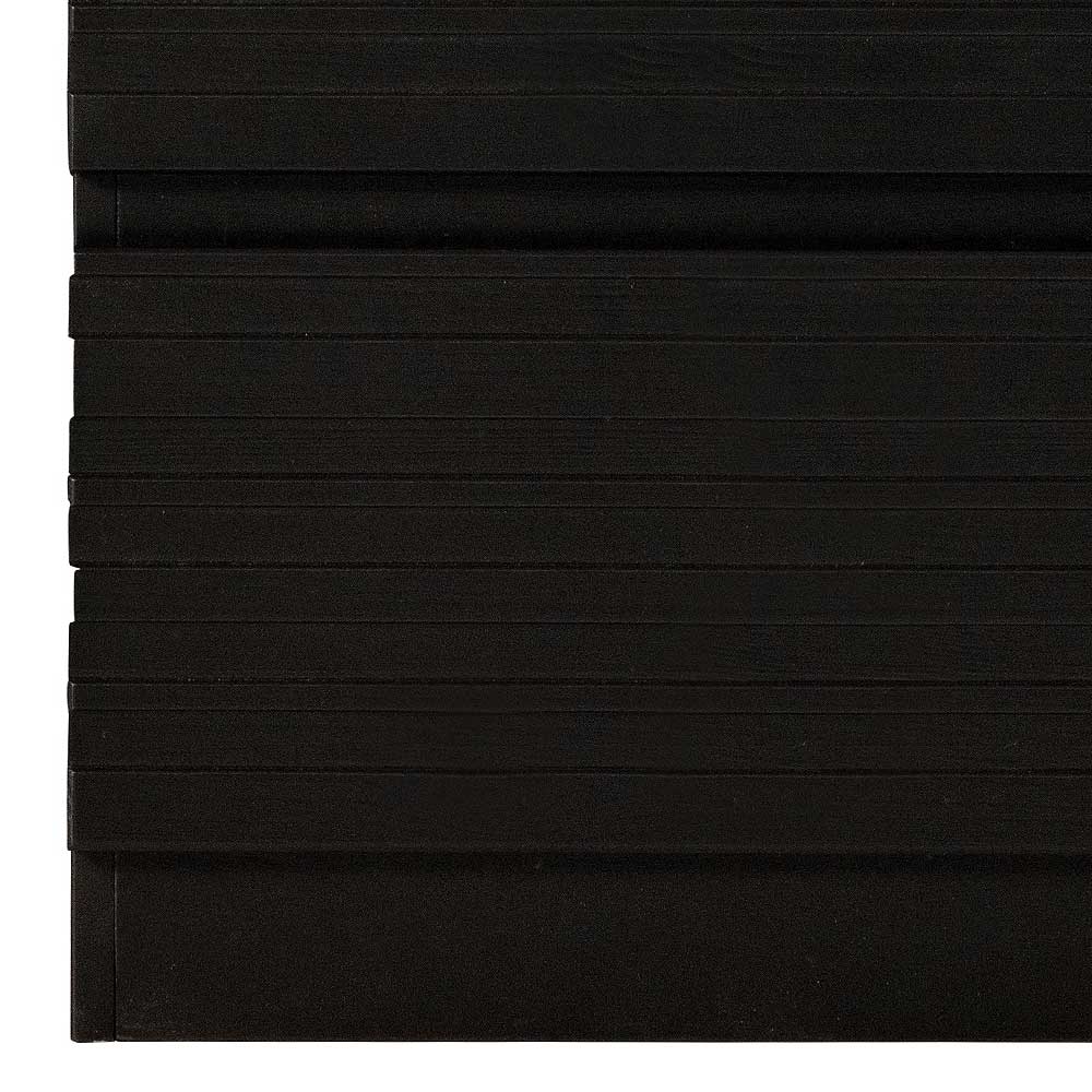 Schwarze Schubladenkommode Valdi mit drei Auszügen Soft Close