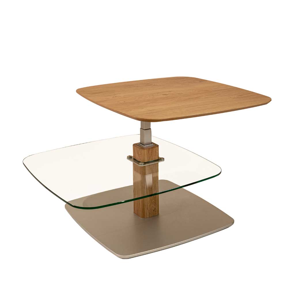 Designercouchtisch Muldivian höhenverstellbar mit schwenkbarer Tischplatte