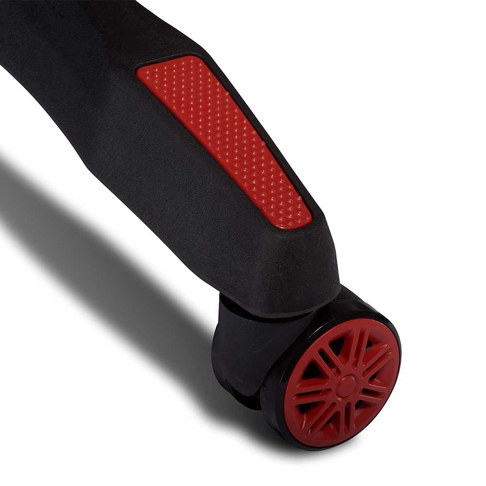 Racer Schreibtischstuhl Robiena in Schwarz und Rot mit verstellbaren Armlehnen