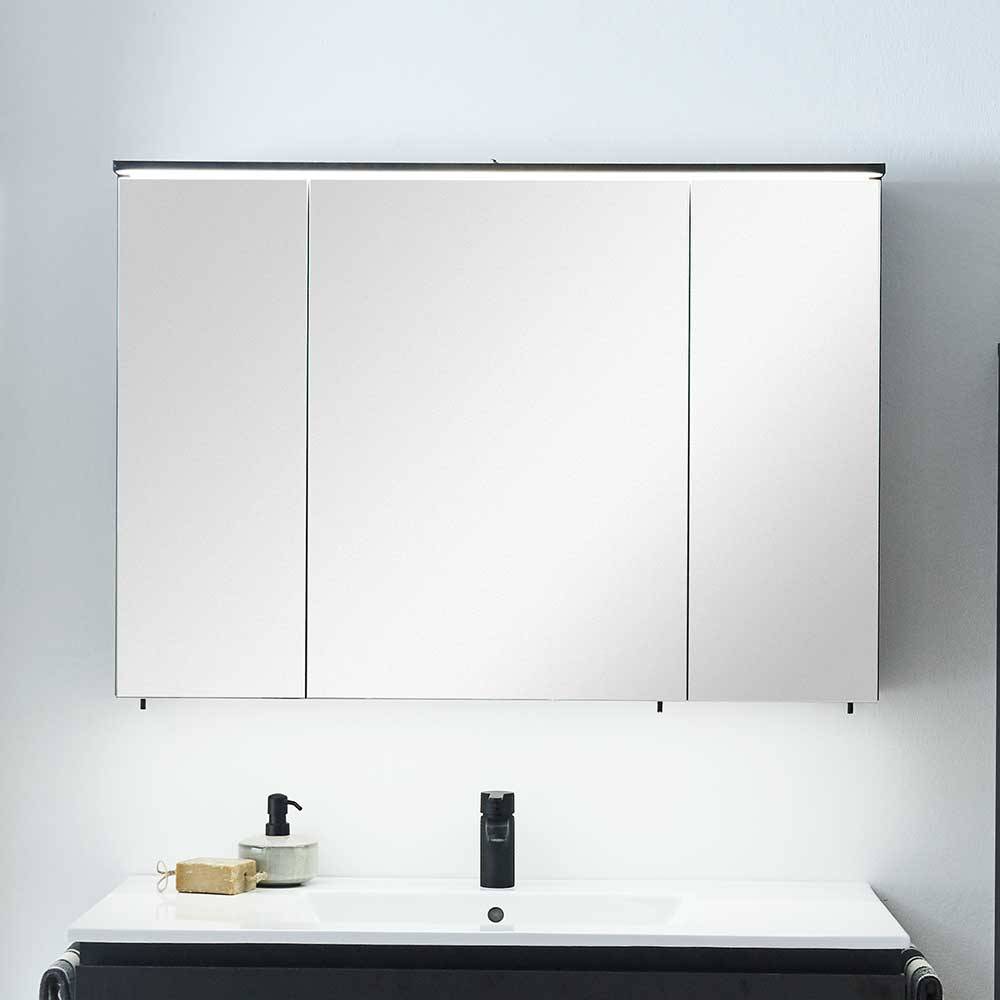 Badspiegelschrank Bino mit LED Beleuchtung 100 cm breit