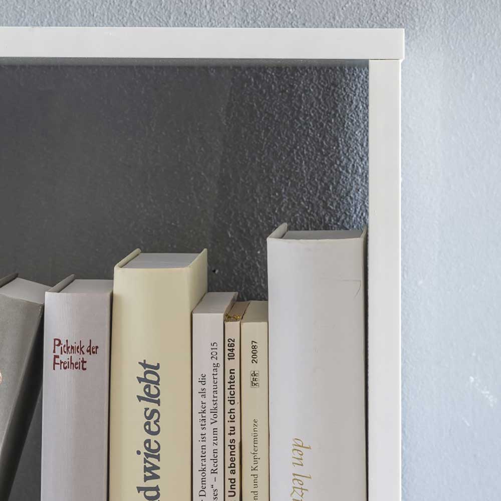 Bücherregal Estania in Weiß 70 cm breit