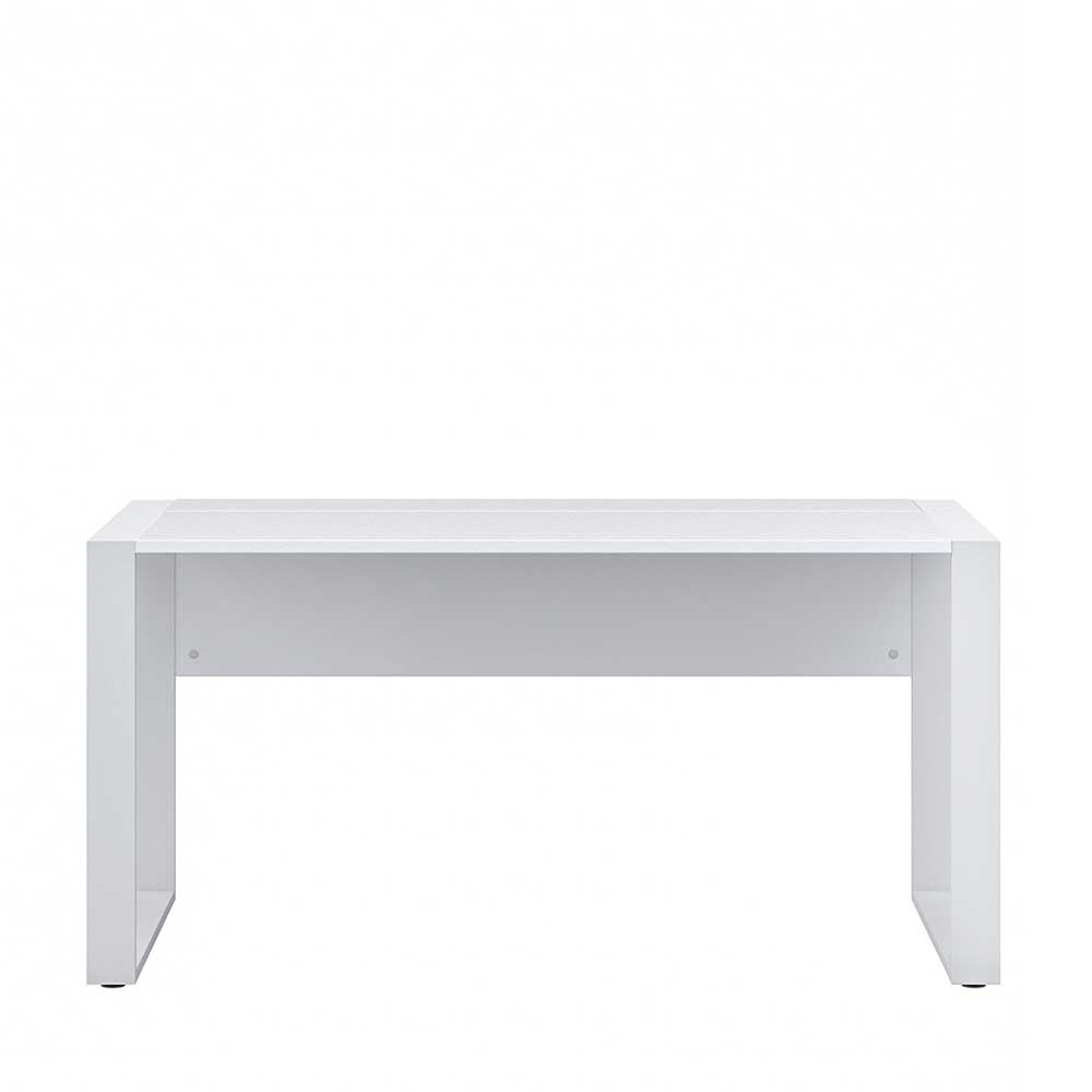 Schreibtisch Rovigo in Weiß mit Klappfunktion