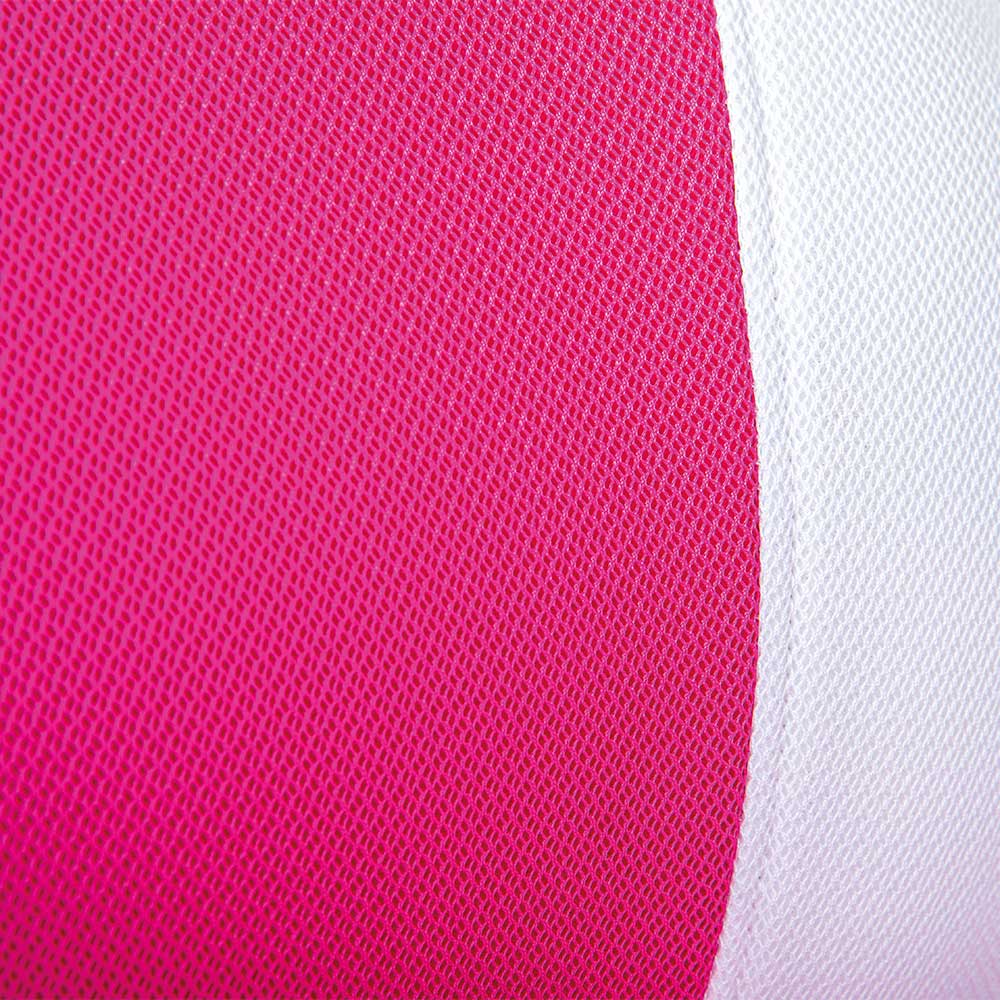 Kinderschreibtischstuhl Pays in Pink und Weiß mit Mesh Bezug