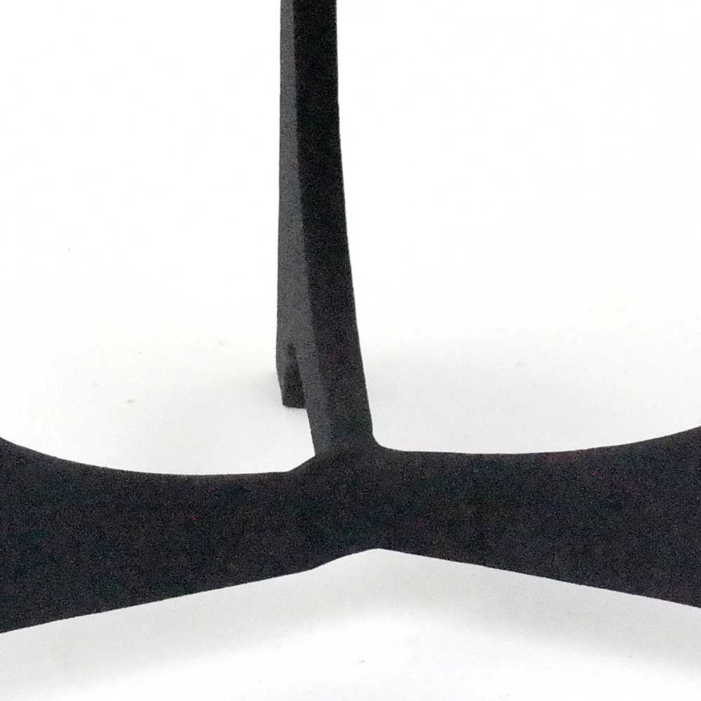 Design Beistelltisch schwarz Rameira aus Metall 49 cm breit