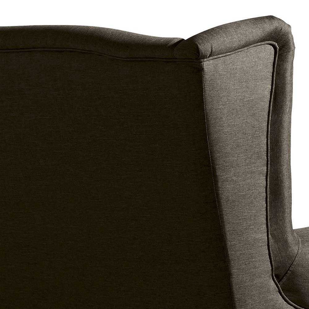 Braunes Zweisitzer Sofa Jialetto im Vintage Look 175 cm breit