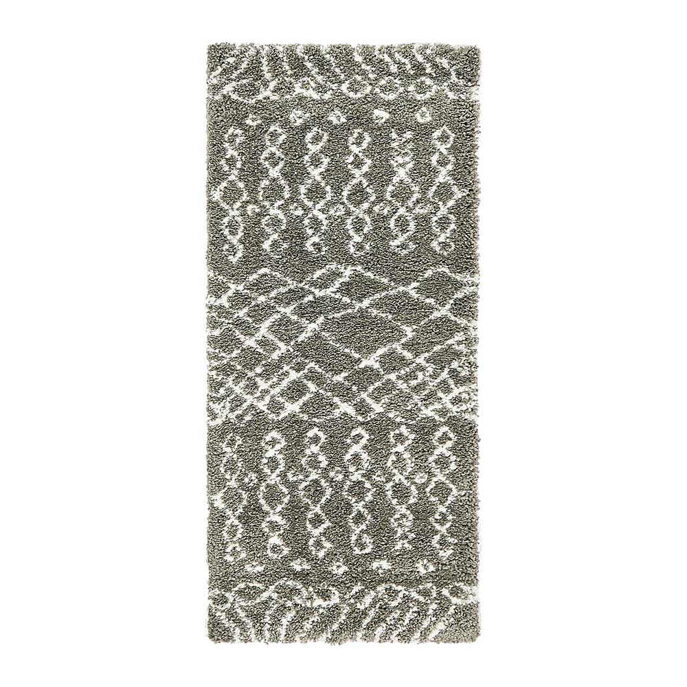 Teppich Oysta in Grau und Cremefarben im Skandi Design