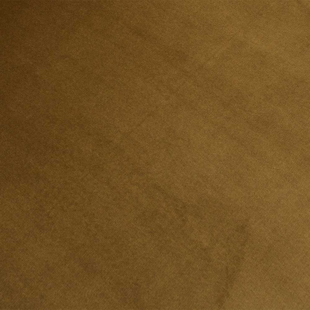 Samt Couchhocker Bibiana in Honigfarben 80 cm breit
