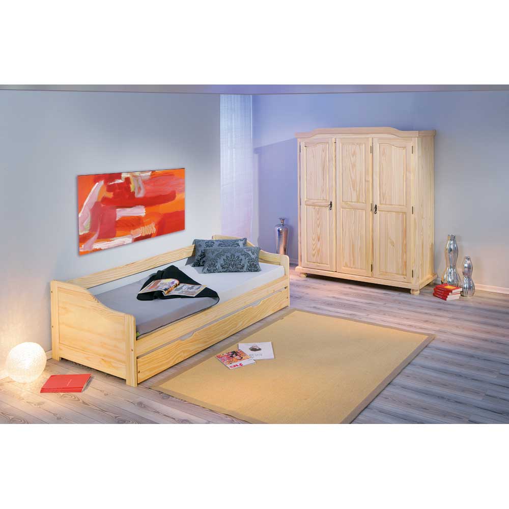 Schlafzimmermöbel-Set Classico aus Kiefer Massivholz (zweiteilig)
