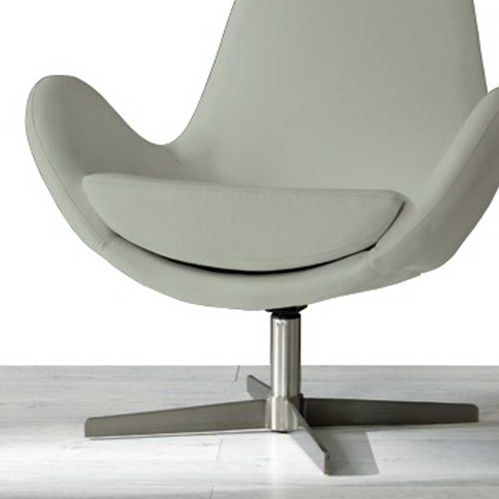 Design Sessel Classico in Grau drehbar