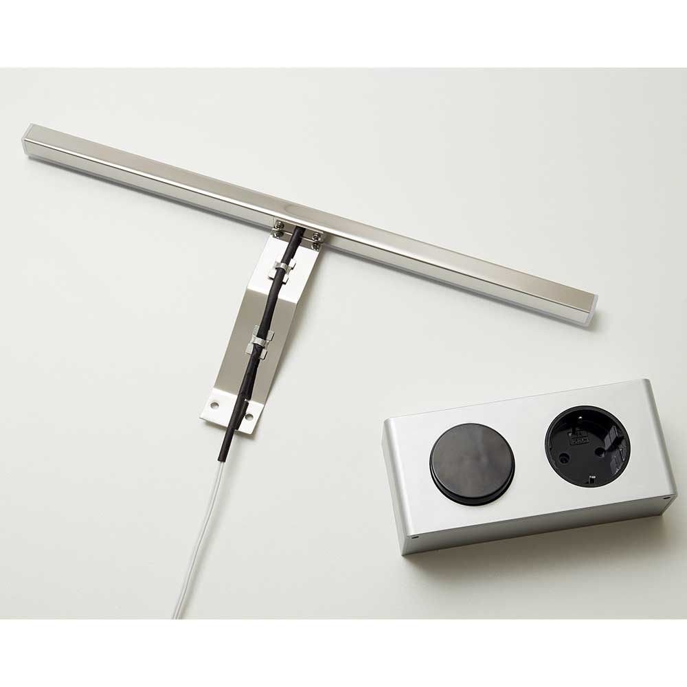 Badezimmer Spiegelschrank Ceszan mit LED Beleuchtung 2 türig