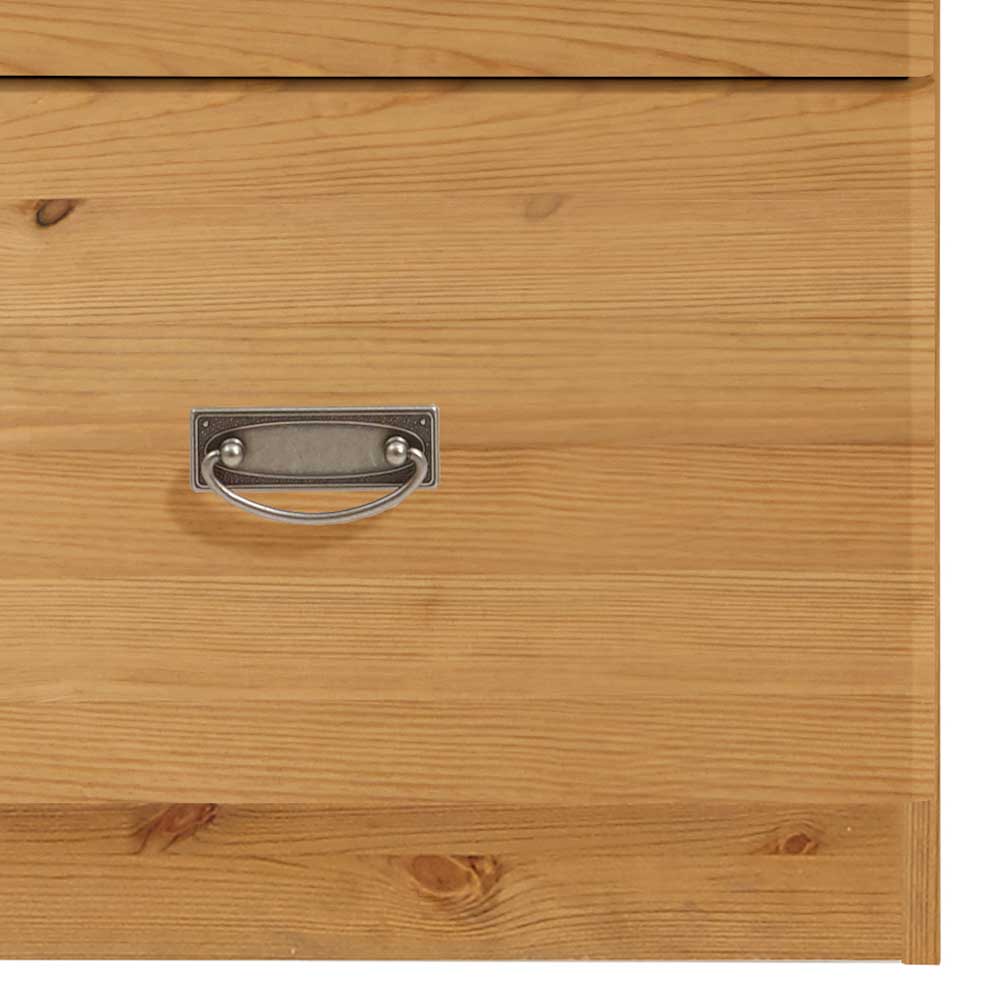 Holz Nachtkommoden Drobeta aus Kiefer teilmassiv im Landhaus Design