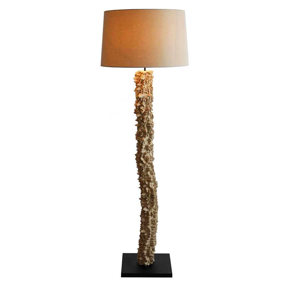 Stehlampe mit Treibholz Natalina in modernem Design 150 cm hoch