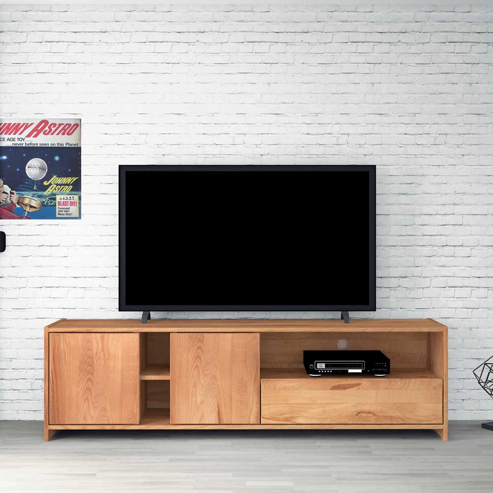 TV Unterschrank Bagavano aus Kernbuche Massivholz 190 cm