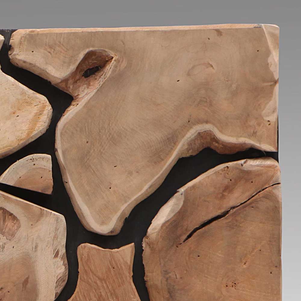Holzbild Goyas aus Recyclingholz massiv