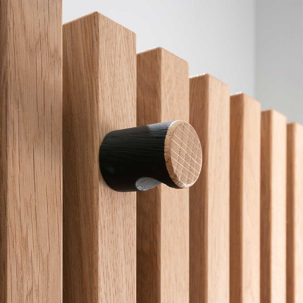 Massivholz Sideboard Prozatur im Skandi Design 200 cm breit
