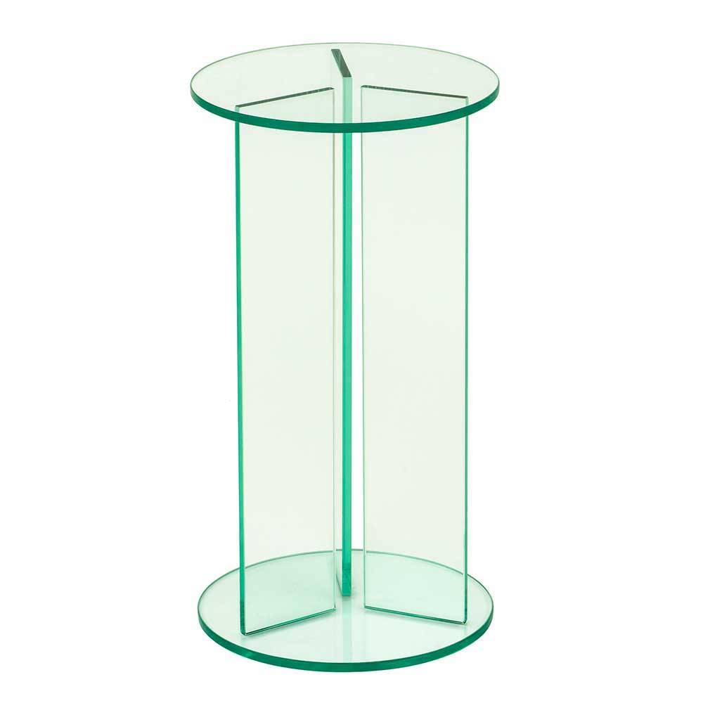 Glas Blumensäulen Betim in modernem Design 71 cm hoch (dreiteilig)