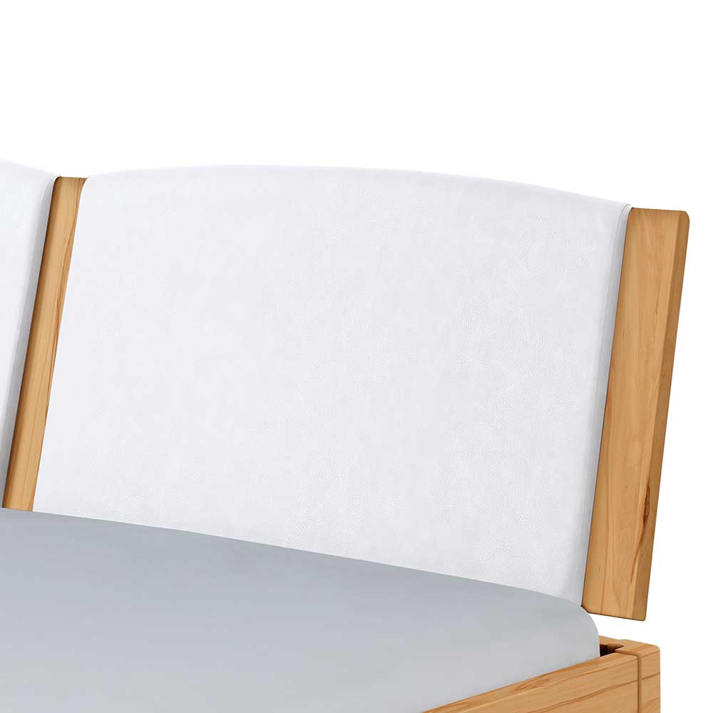 Wildbuche massiv Bett Opinaro in modernem Design 140x200 cm