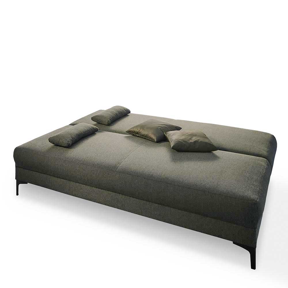 Modernes Sofa Bett Vilma in Dunkelgrau mit Bettkasten