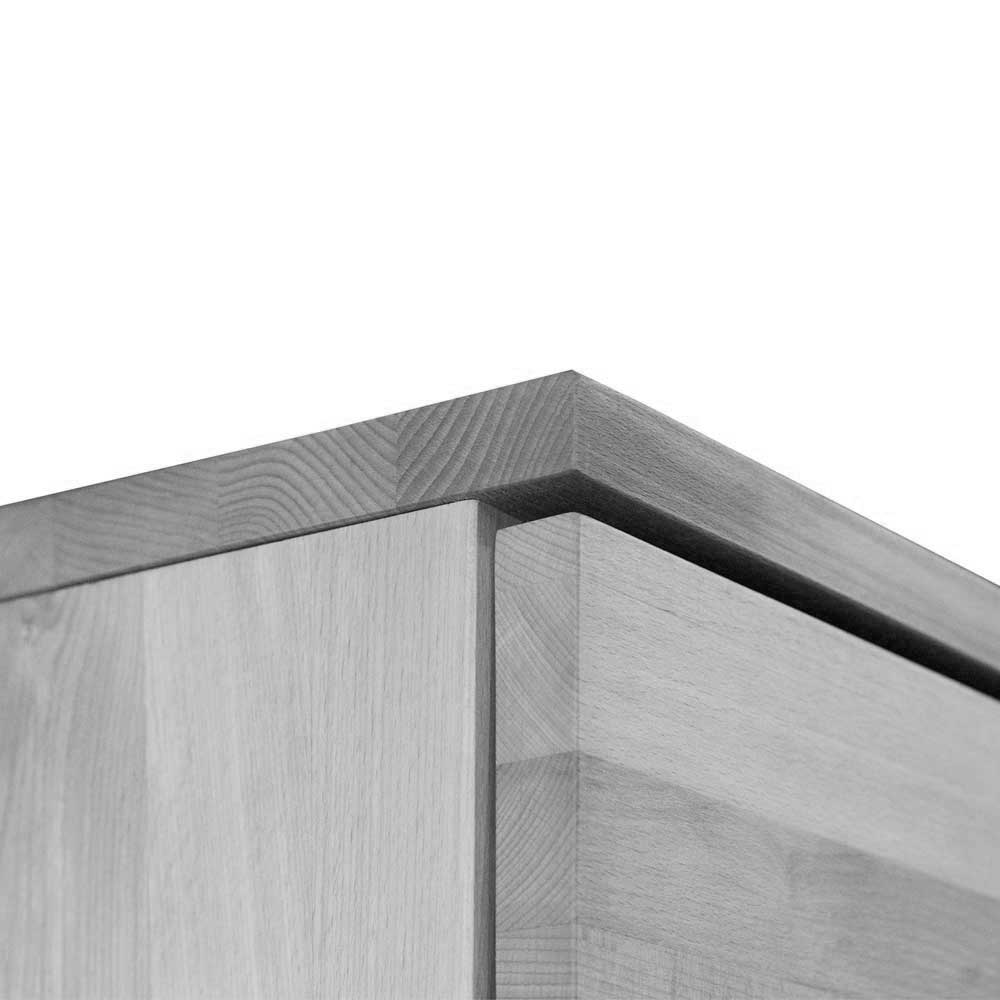 Schlafzimmer Highboard Rusanno aus Buche Massivholz 110 cm breit