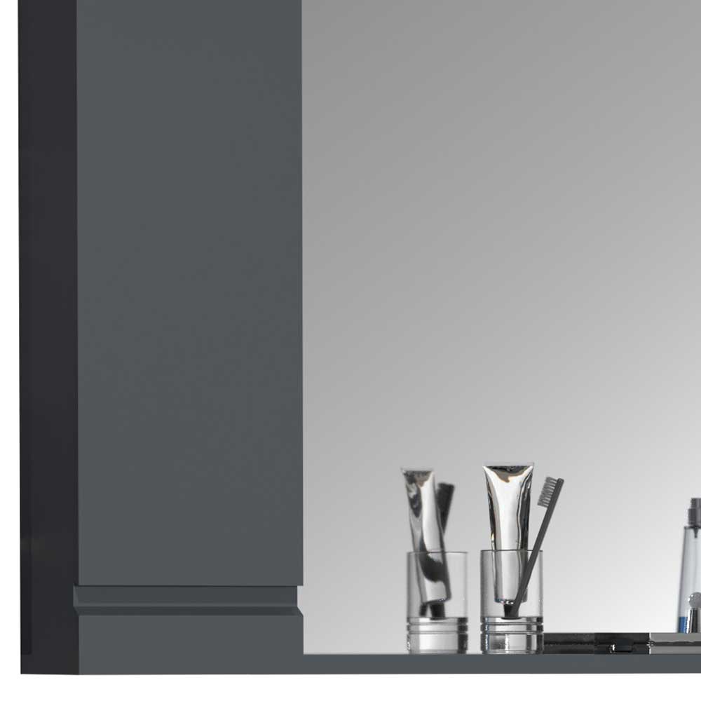 Anthrazit Spiegelschrank Bad Fabolie in modernem Design 100 cm breit