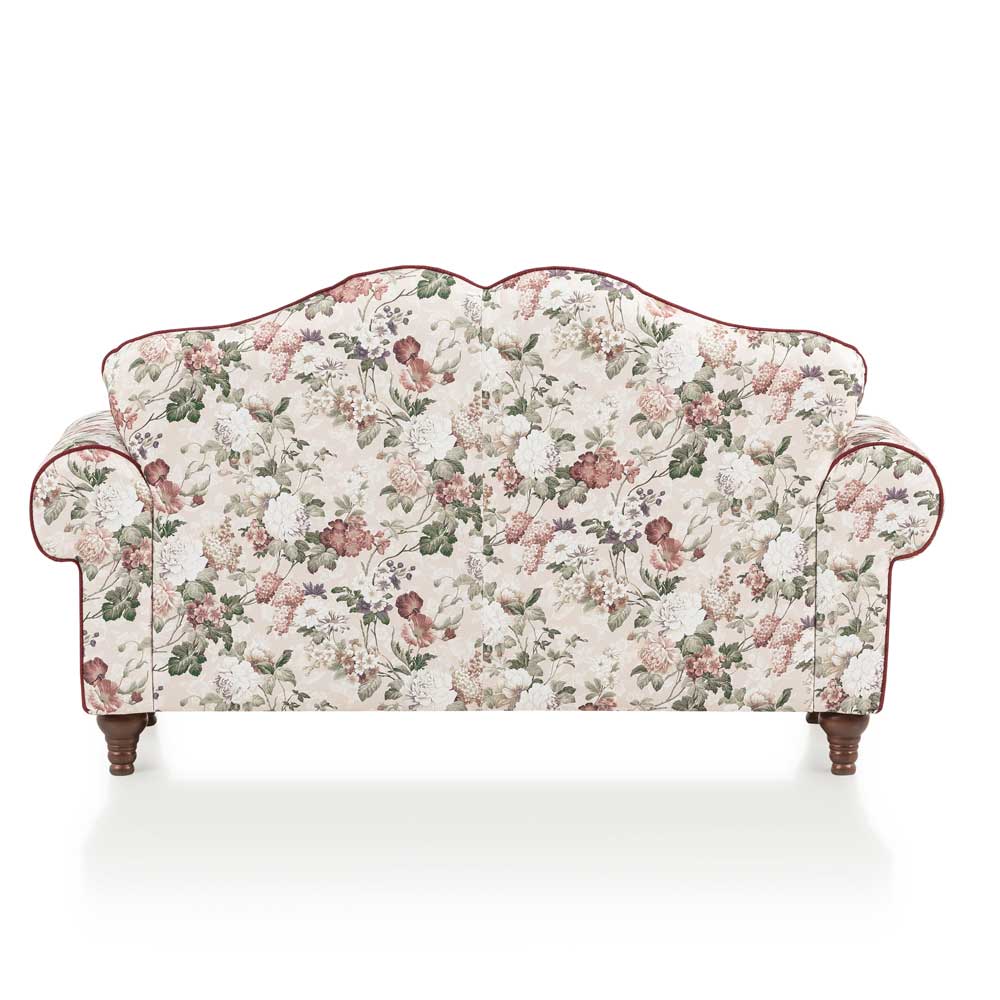 Landhaus Sofa Envus mit Blumen Motiv im Vintage Look
