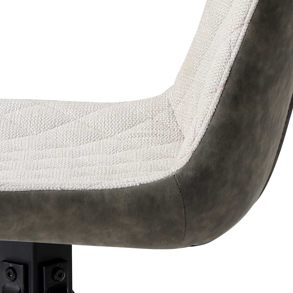 Schalenstühle Esszimmer Nencya in modernem Design mit Gestell aus Metall (2er Set)