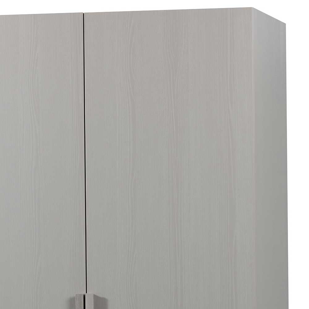 Skandi Design Schlafzimmerschrank Vivien in Grau 110 cm breit