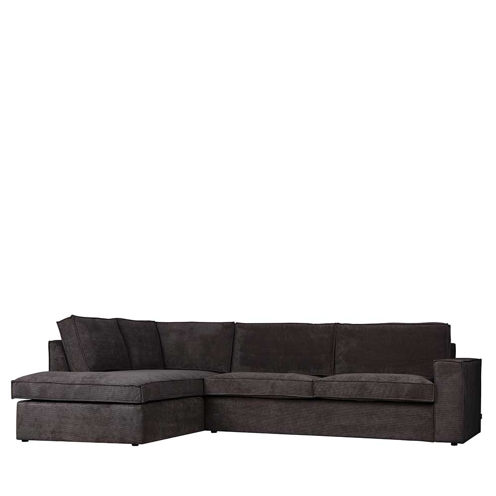 Sofa aus Acristodad Schlammfarben Pharao24 L Cordstoff | in