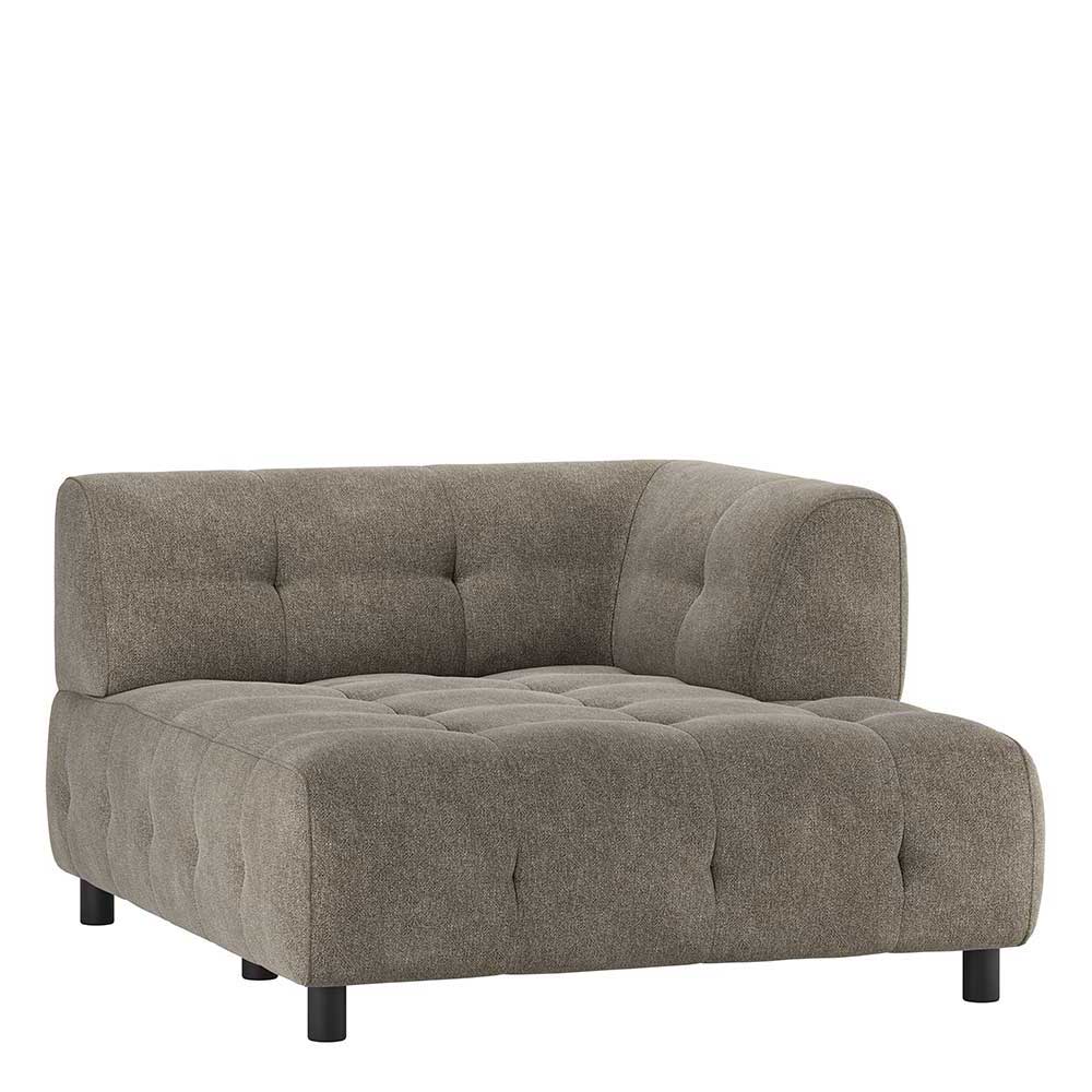 Sofa Element Blassgrün Zitalian in modernem Design aus Flachgewebe