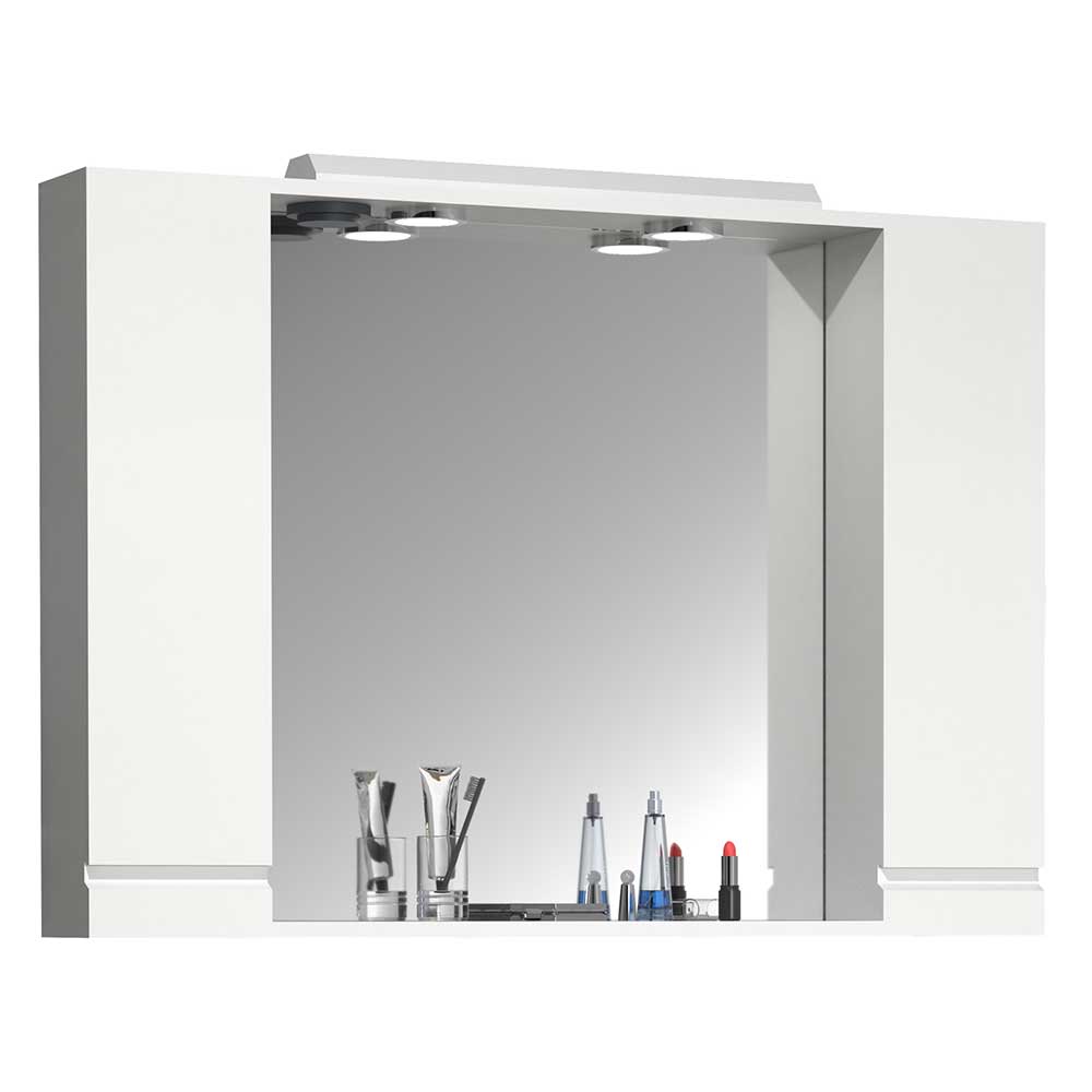 Badspiegelschrank Valtte in Weiß - modernes Design