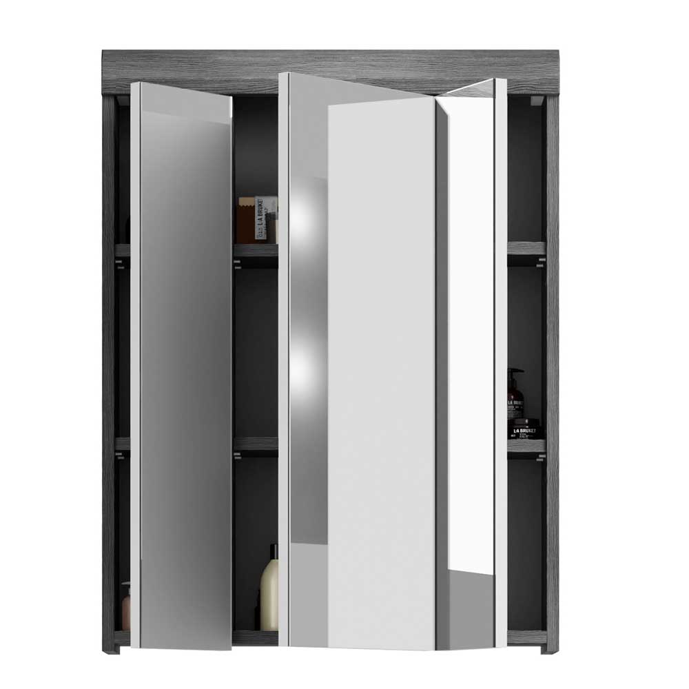Badezimmer Spiegelschrank Hayoran 60 cm breit in modernem Design