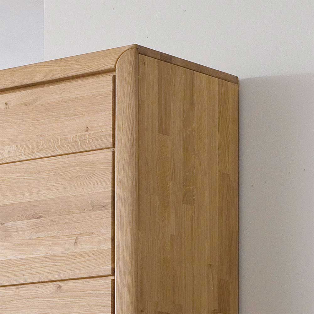 Wohnzimmer Seitenschrank Vlarenzo aus Wildeiche Massivholz modern