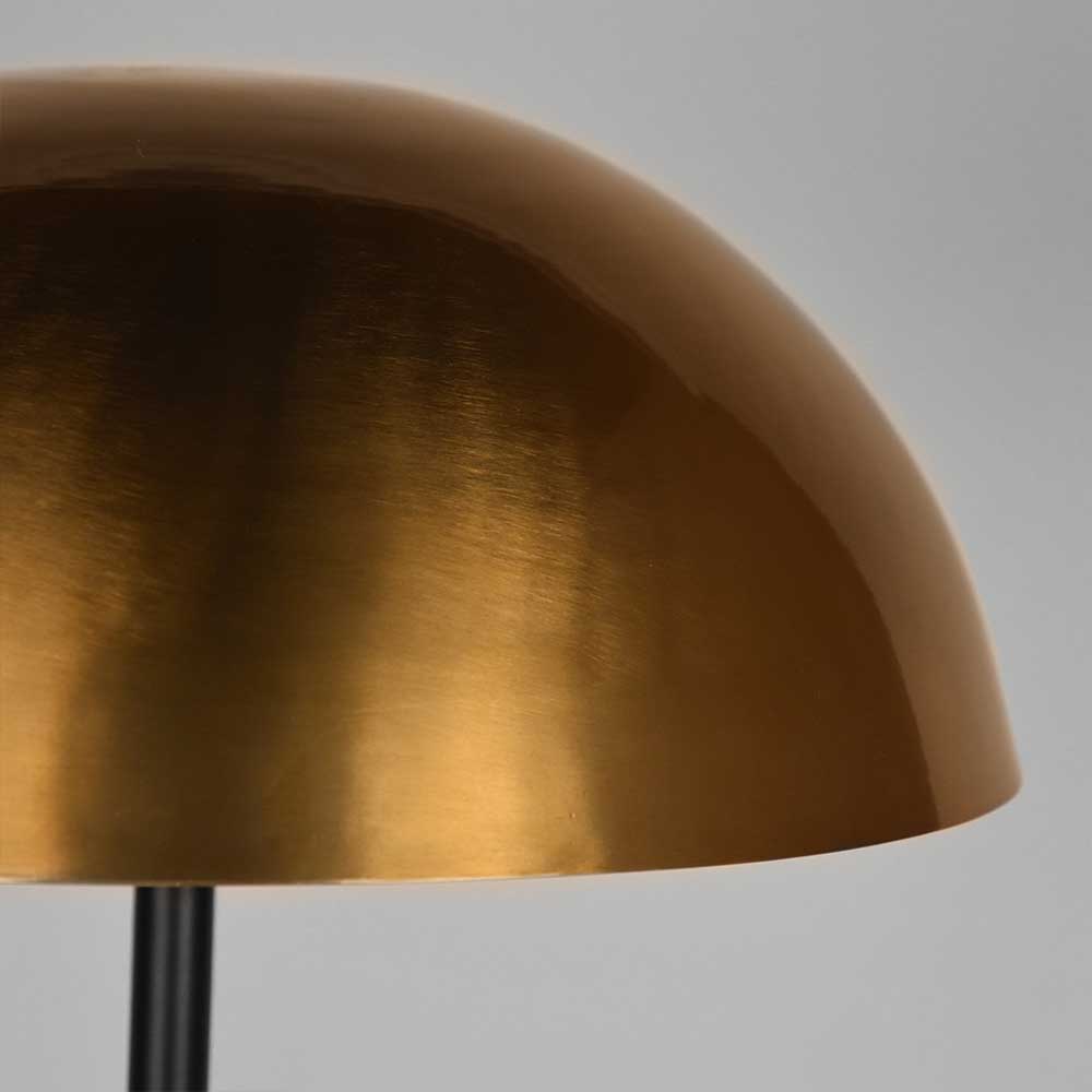 Louisonna & Schwarz in Design Stehlampe Goldfarben aus Metall