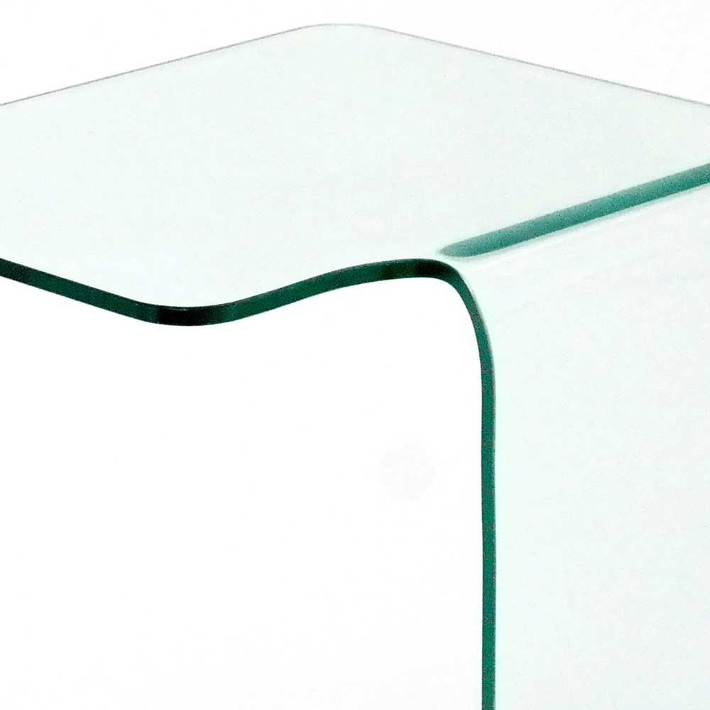 Glas Anstelltisch Oledo in modernem Design 60 cm hoch