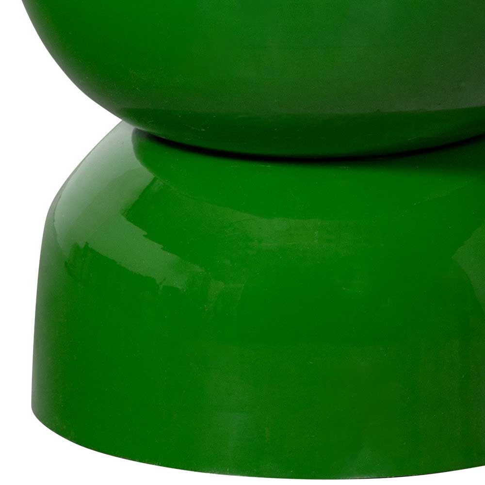 Grüner Metall Beistelltisch Typhanie in modernem Design 47 cm hoch