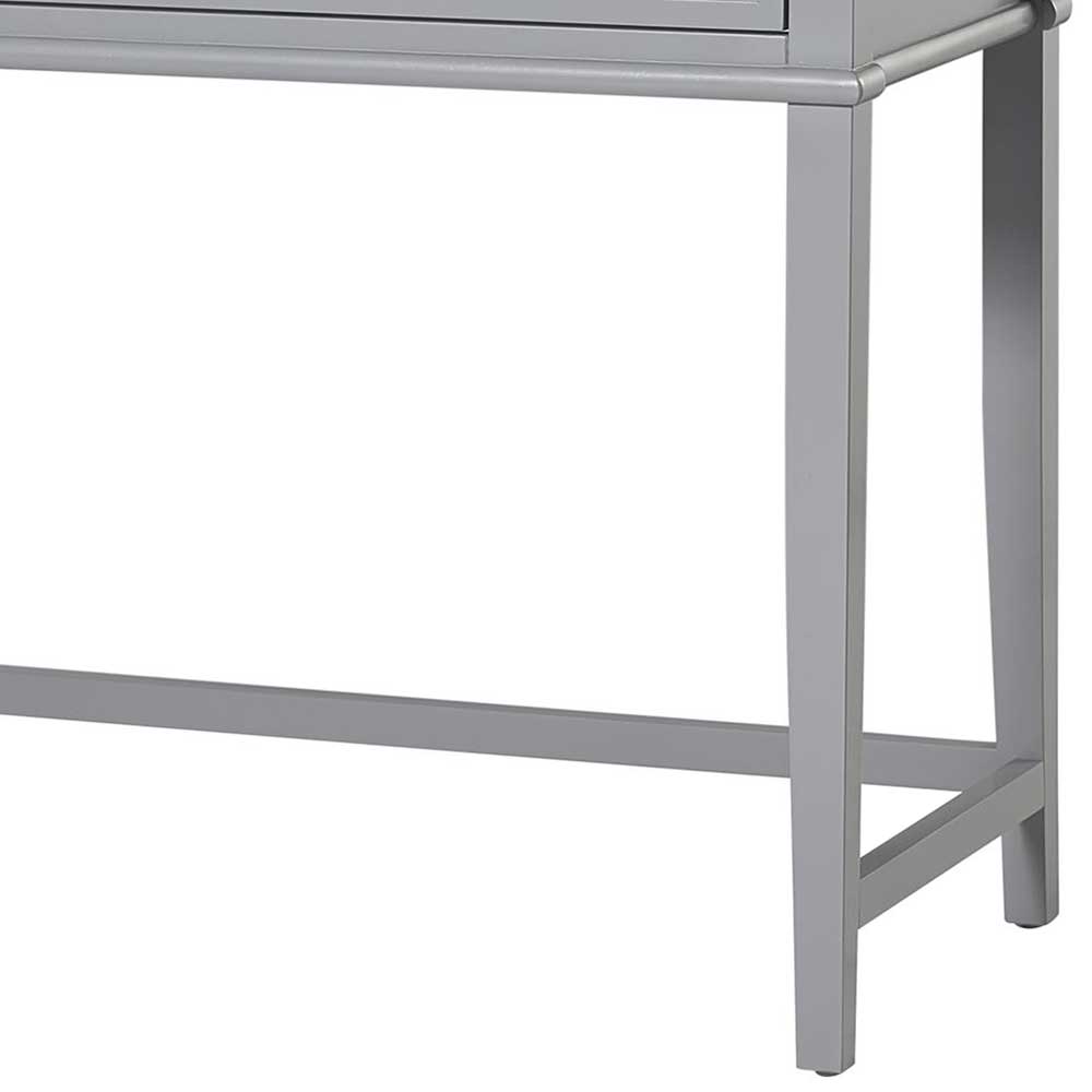 Kompakter Schreibtisch Paryra in Grau mit einer Schublade