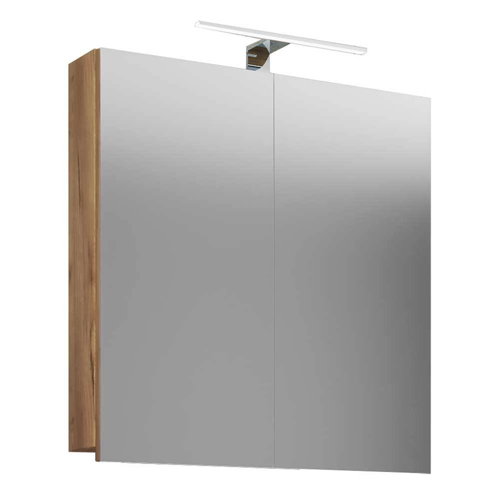 Badezimmer Spiegelschrank Enlino in modernem Design 12 cm tief