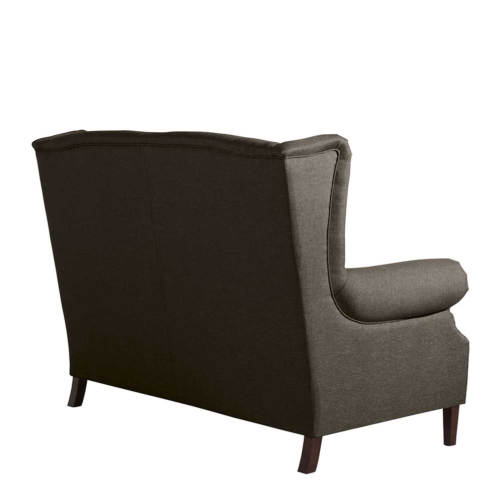 Braunes Zweisitzer Sofa Jialetto im Vintage Look 175 cm breit