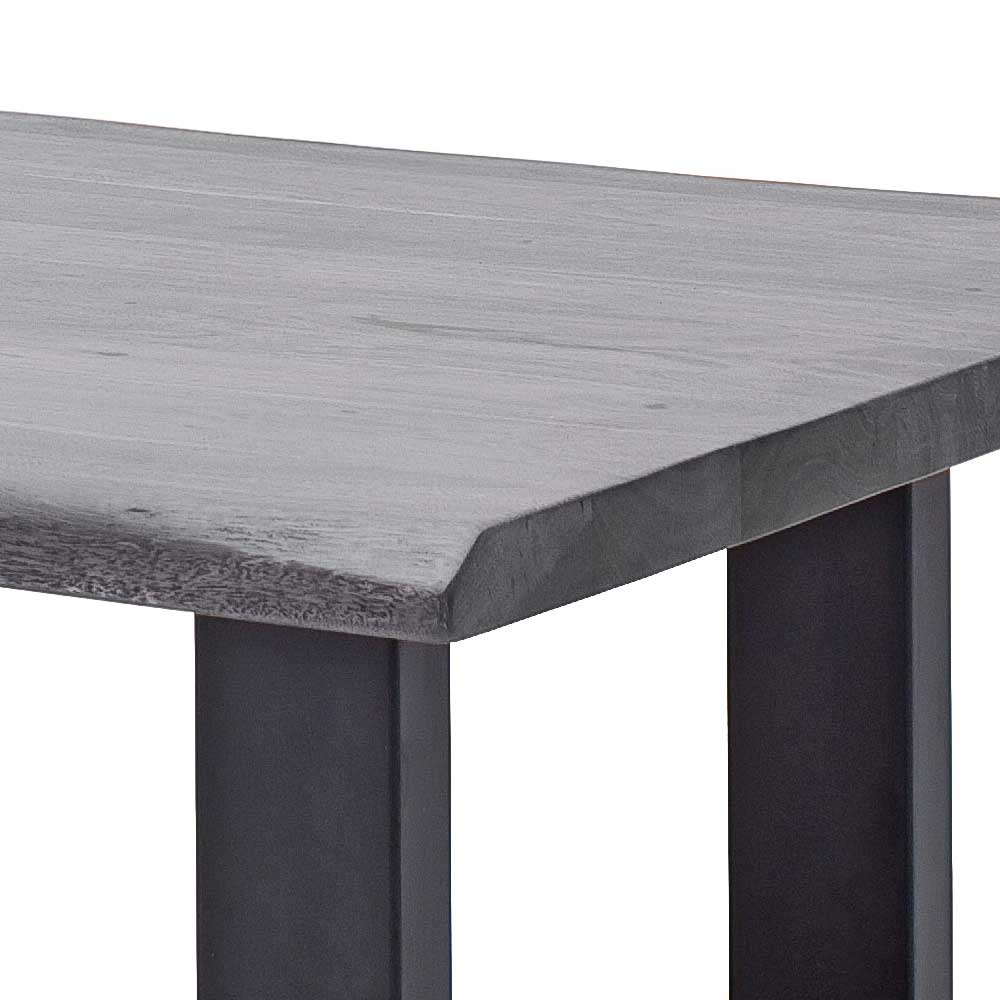 Sofa Tisch Yason in Grau mit Baumkante