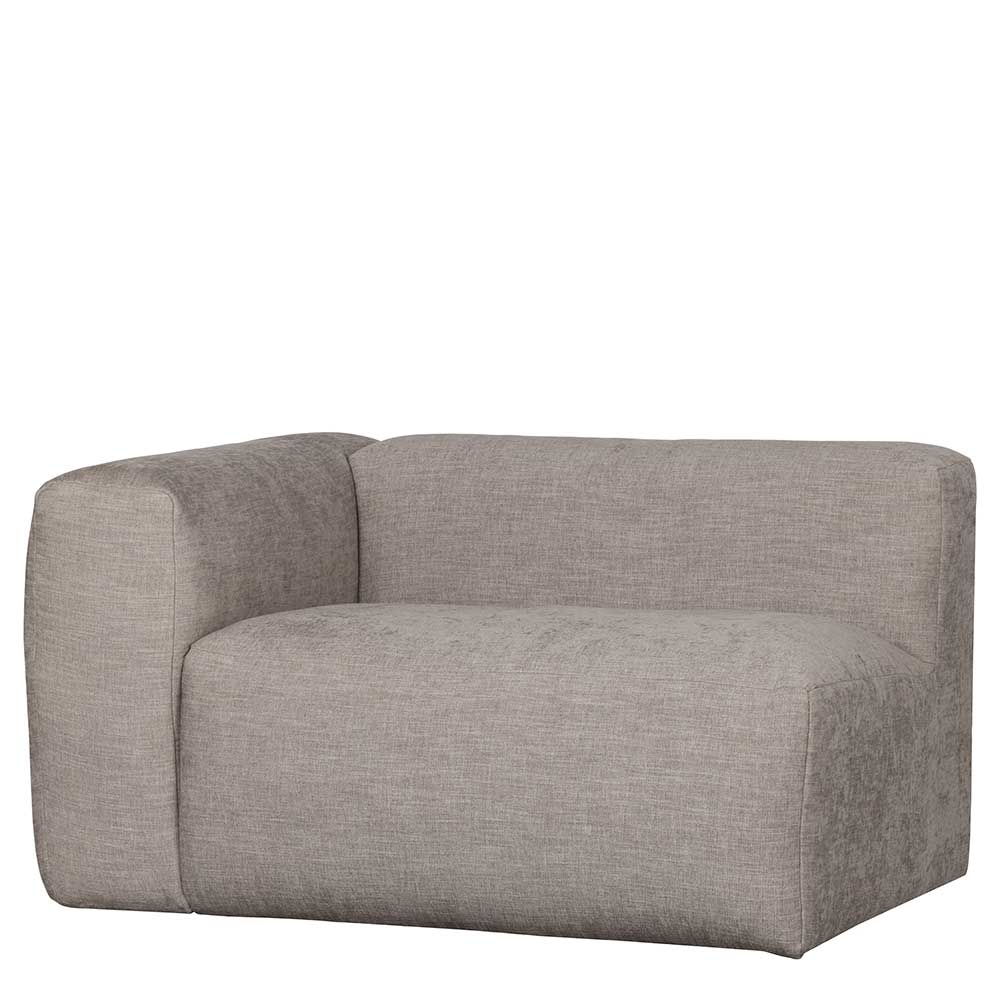 Modul Sofa Kombination Wonder in Beigegrau im Skandi Design