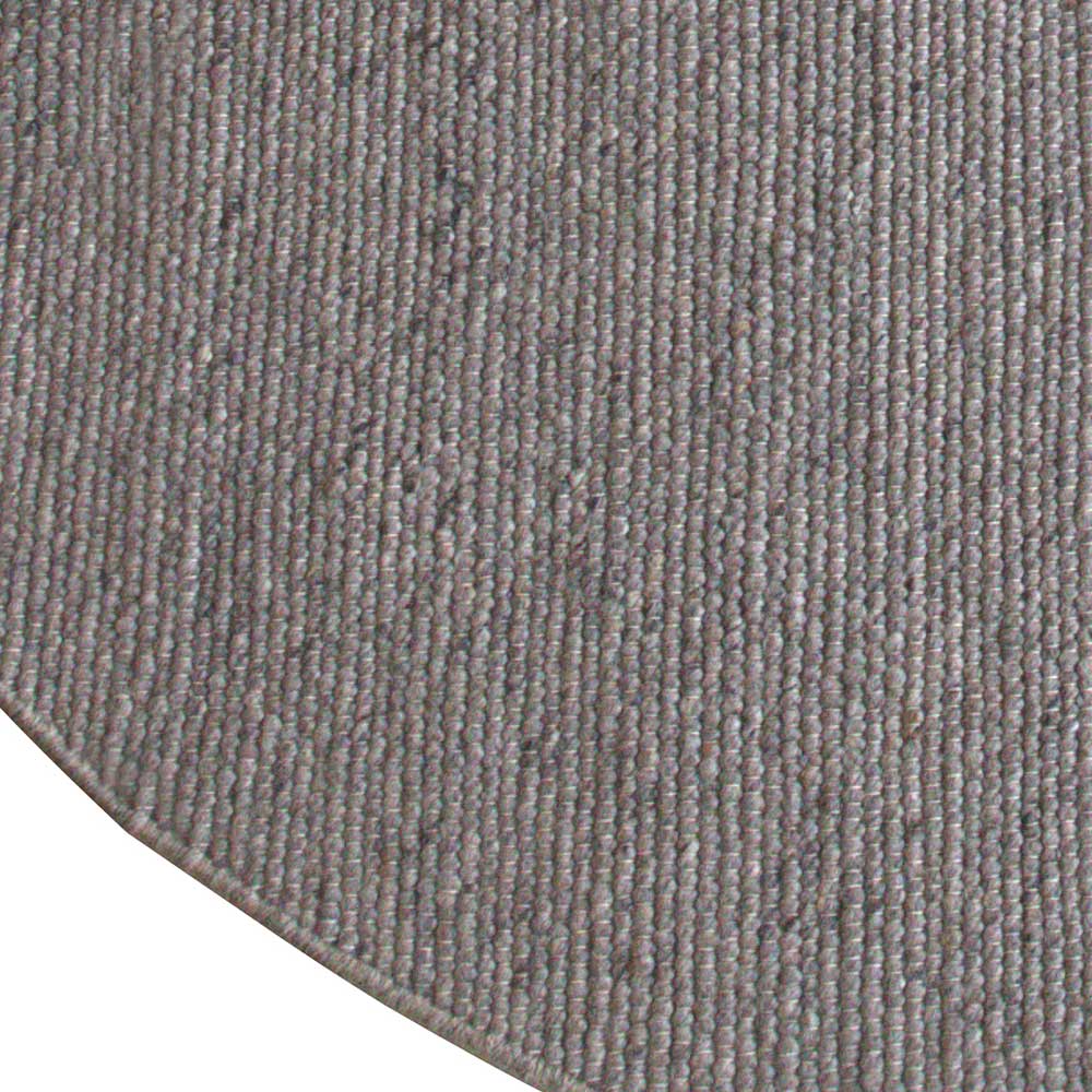 Wollteppich Galante in Grau 250 cm Durchmesser