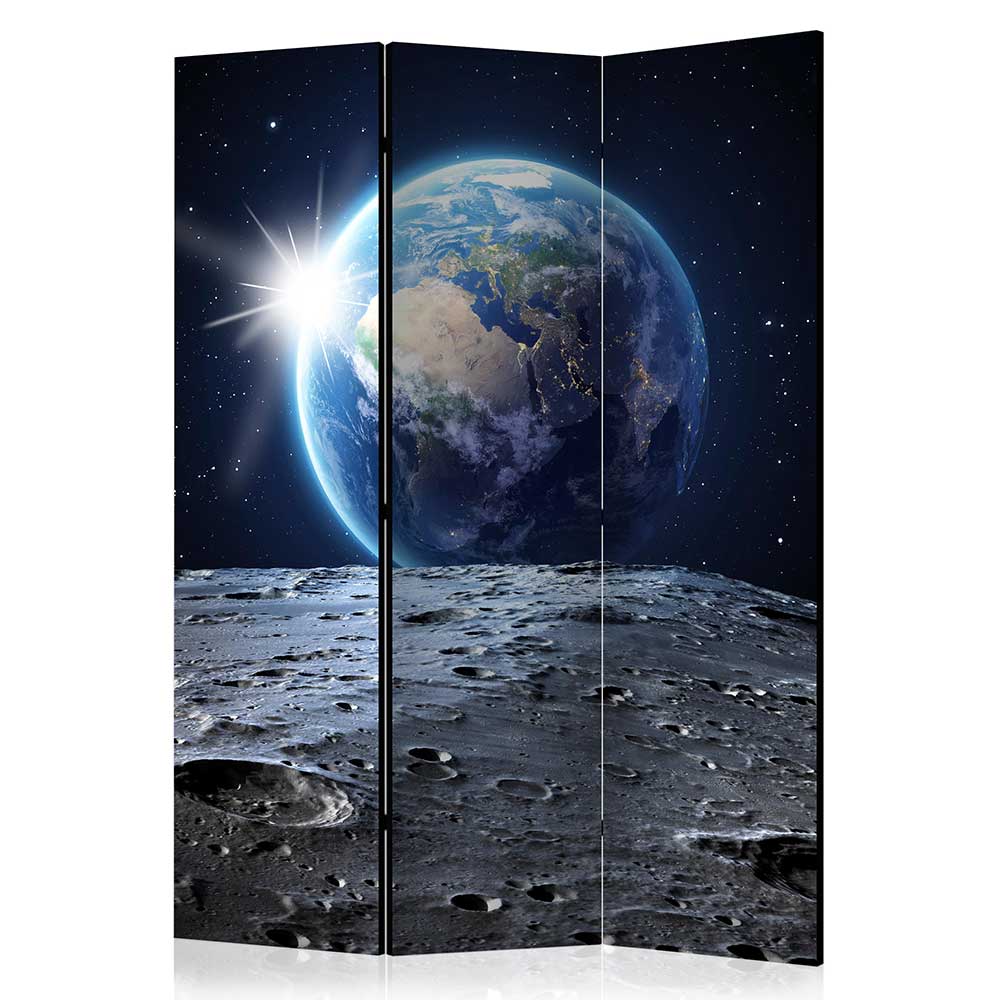 Raumtrenner Wand Thano mit Weltraum Motiv 135 oder 225 cm breit