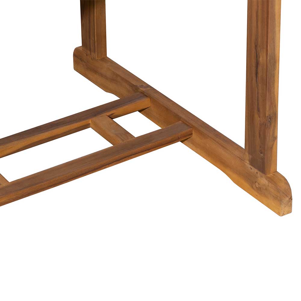 Terrassenmöbel Litinka aus Akazie Massivholz Stühle klappbar (fünfteilig)