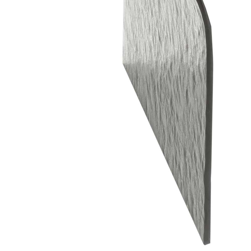 Rauchglas Couchtisch Estreviu mit Wangen Gestell 110x30x55 cm
